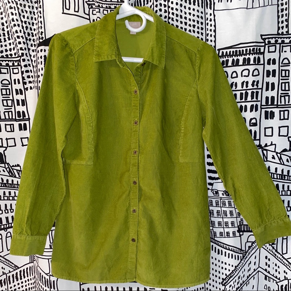 J. JILL CORDUROY BLOUSE